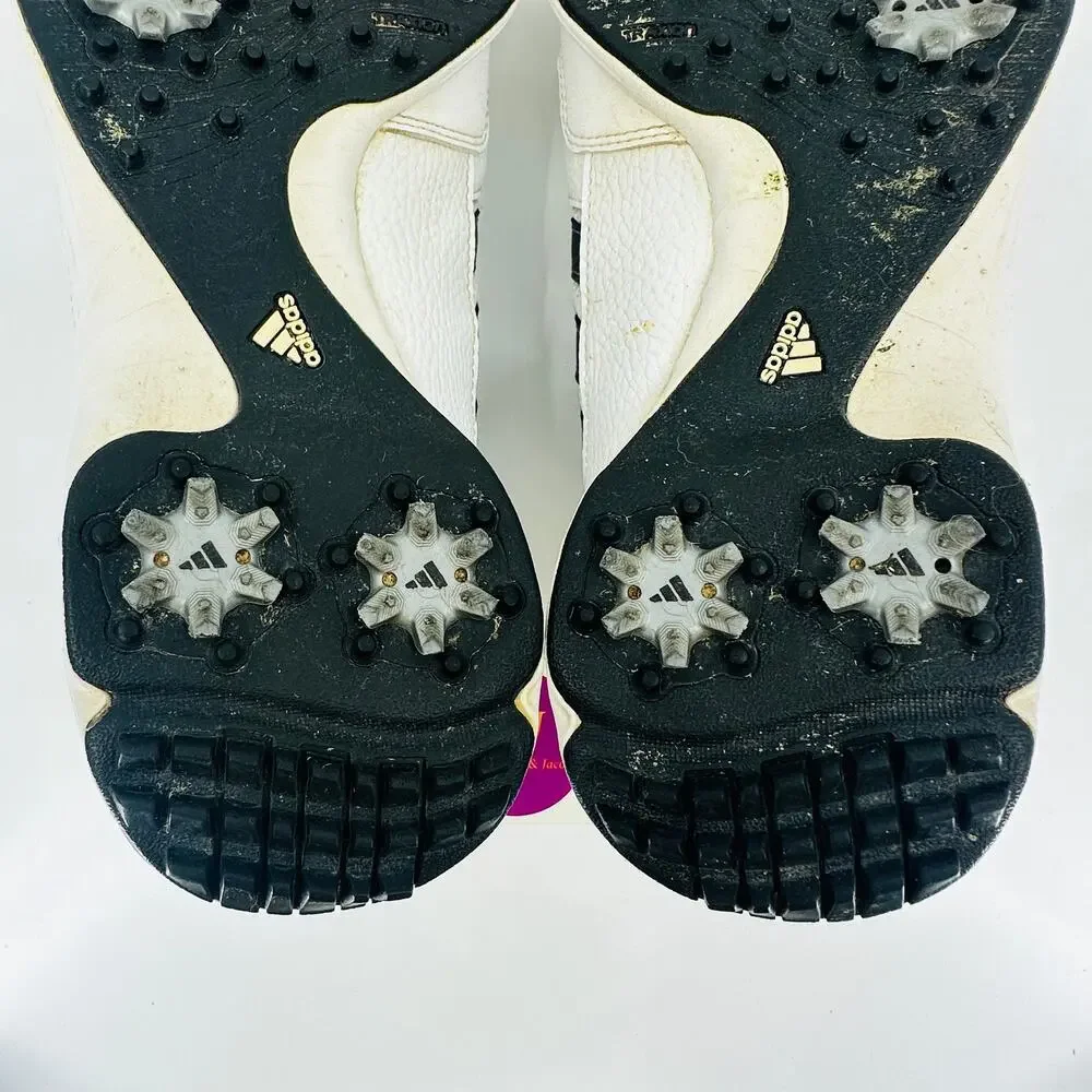 Adidas Men's Tech Response 4.0 Golf Shoes White/Black F33552 Size 9.5